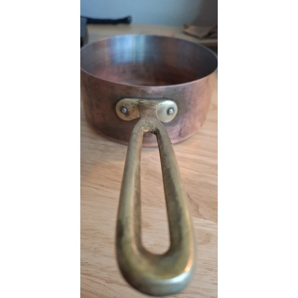 Vintage Copper Saucepan 6.5